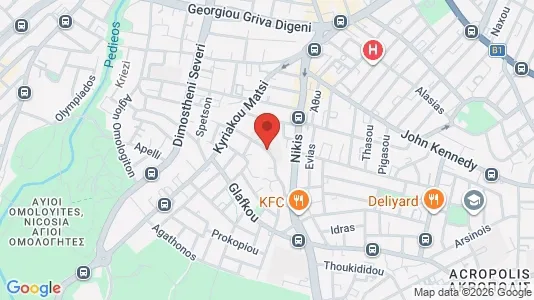 Apartments for rent i Nicosia Lefkosia - kort over placeringen