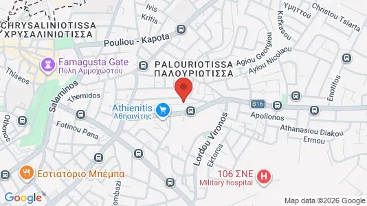 Apartments for rent i Nicosia Lefkosia - kort over placeringen