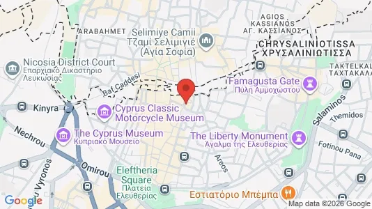 Apartments for rent i Nicosia Lefkosia - kort over placeringen