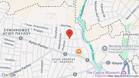 Apartments for rent i Nicosia Agios Dometios - kort over placeringen