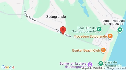 Apartments for rent i San Roque - kort over placeringen