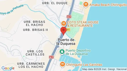 Apartments for rent i Casares - kort over placeringen