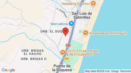 Apartments for rent i Casares - kort over placeringen
