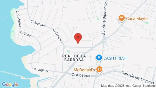 Apartments for rent i Chiclana de la Frontera - kort over placeringen