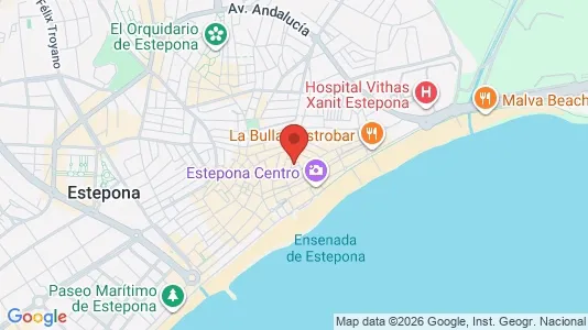 Apartments for rent i Estepona - kort over placeringen