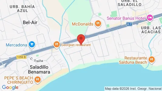 Apartments for rent i Estepona - kort over placeringen