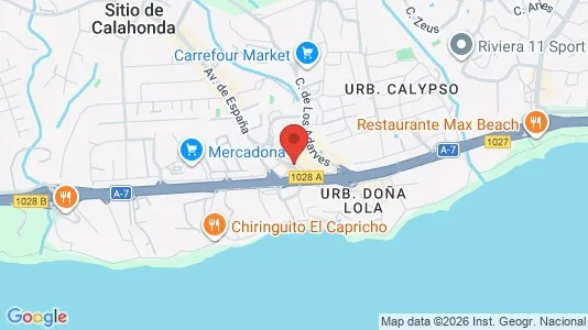 Apartments for rent i Fuengirola - kort over placeringen