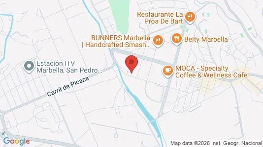 Apartments for rent i Marbella - kort over placeringen