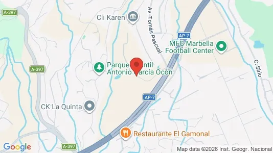 Apartments for rent i Benahavís - kort over placeringen