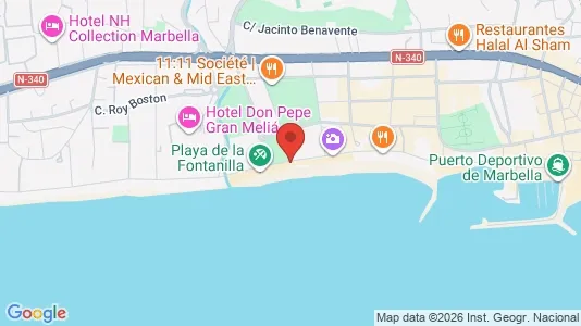 Apartments for rent i Marbella - kort over placeringen