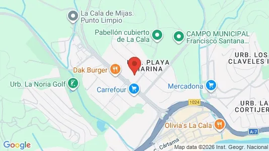 Apartments for rent i Fuengirola - kort over placeringen