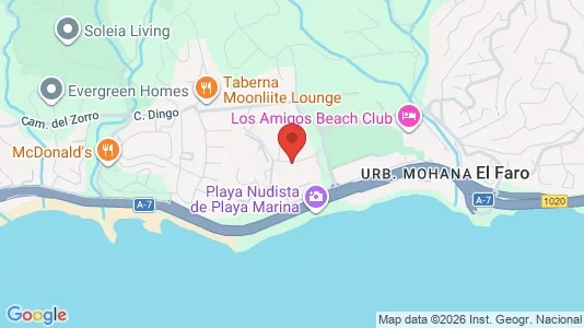Apartments for rent i Fuengirola - kort over placeringen