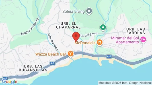 Apartments for rent i Fuengirola - kort over placeringen