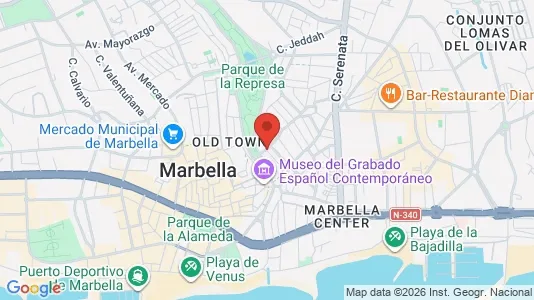 Apartments for rent i Marbella - kort over placeringen