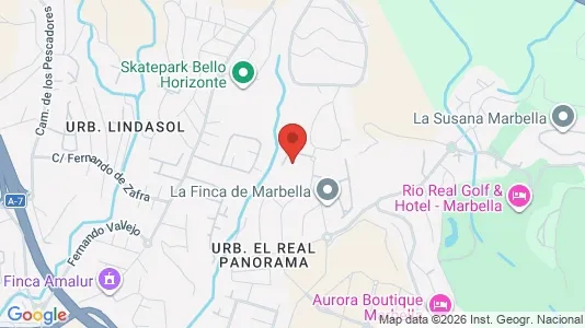 Apartments for rent i Marbella - kort over placeringen