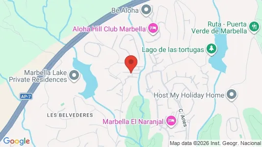 Apartments for rent i Marbella - kort over placeringen