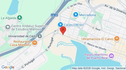 Apartments for rent i Puerto Real - kort over placeringen