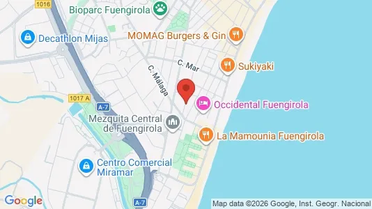 Apartments for rent i Fuengirola - kort over placeringen