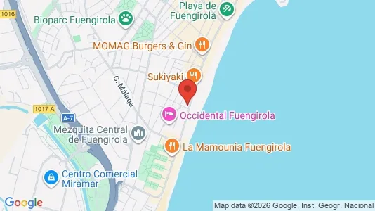 Apartments for rent i Fuengirola - kort over placeringen