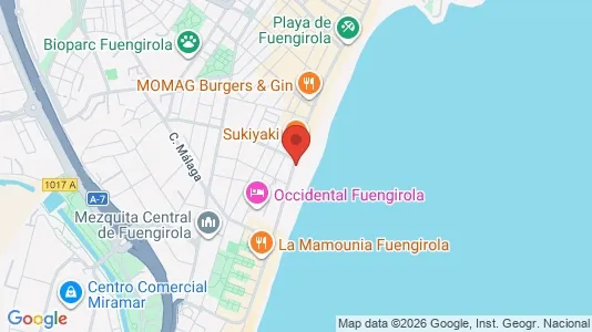 Apartments for rent i Fuengirola - kort over placeringen