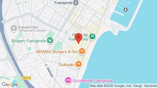Apartments for rent i Fuengirola - kort over placeringen