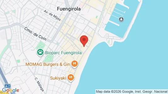 Apartments for rent i Fuengirola - kort over placeringen