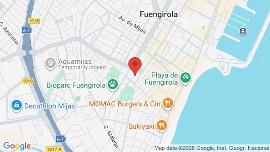 Apartments for rent i Fuengirola - kort over placeringen