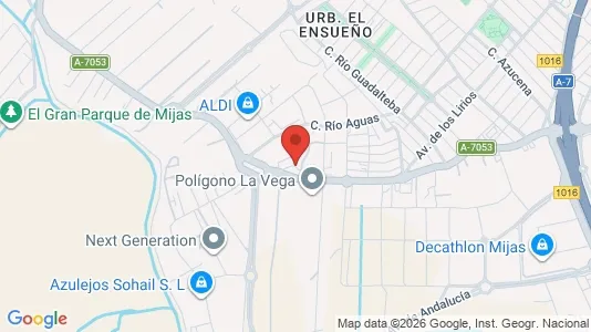 Apartments for rent i Mijas - kort over placeringen