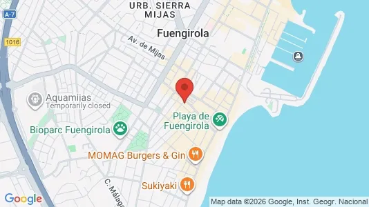 Apartments for rent i Fuengirola - kort over placeringen