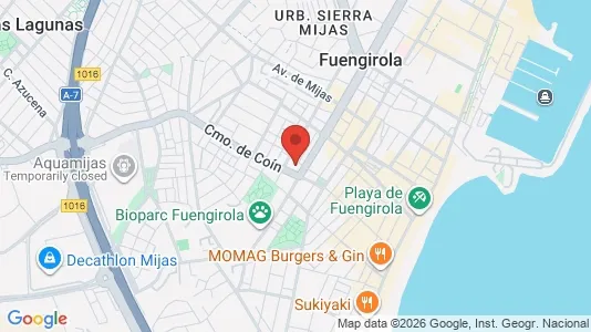 Apartments for rent i Fuengirola - kort over placeringen
