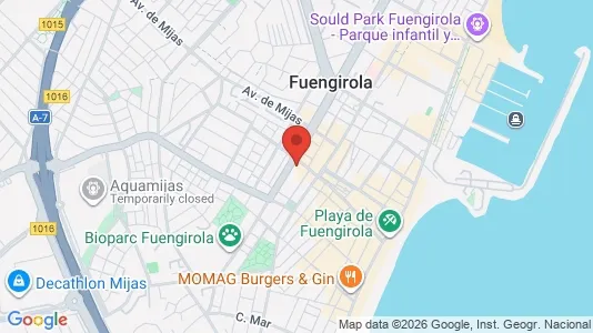 Apartments for rent i Fuengirola - kort over placeringen