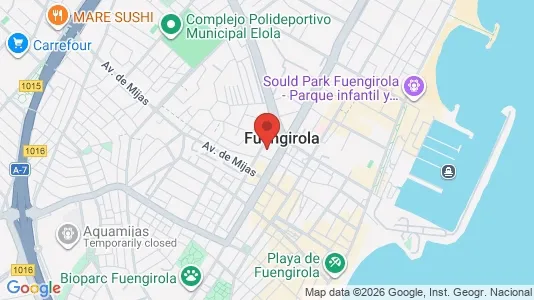 Apartments for rent i Fuengirola - kort over placeringen