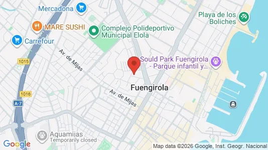 Apartments for rent i Fuengirola - kort over placeringen