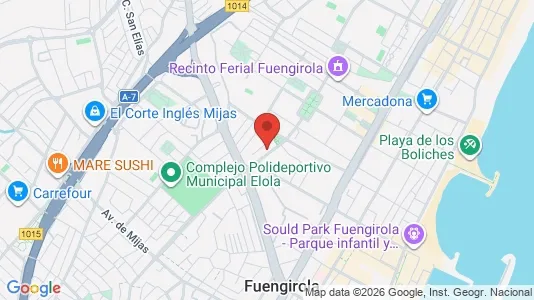 Apartments for rent i Fuengirola - kort over placeringen