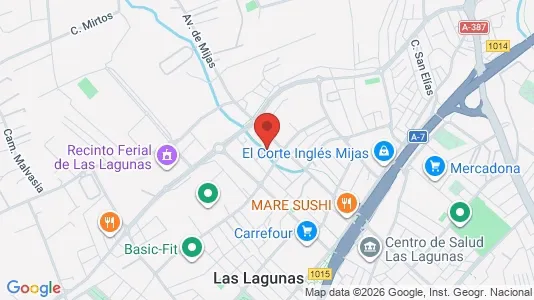 Apartments for rent i Mijas - kort over placeringen