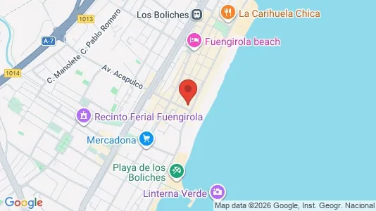 Apartments for rent i Fuengirola - kort over placeringen