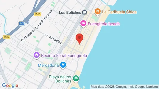 Apartments for rent i Fuengirola - kort over placeringen