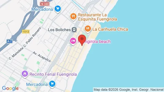 Apartments for rent i Málaga - kort over placeringen