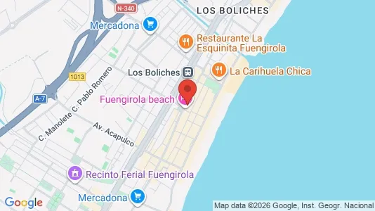Apartments for rent i Fuengirola - kort over placeringen
