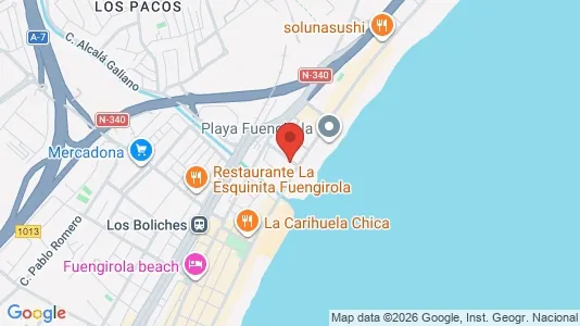 Apartments for rent i Fuengirola - kort over placeringen