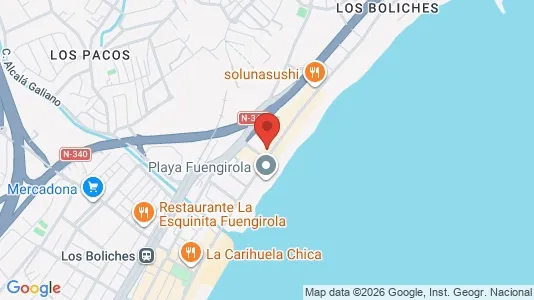 Apartments for rent i Málaga - kort over placeringen