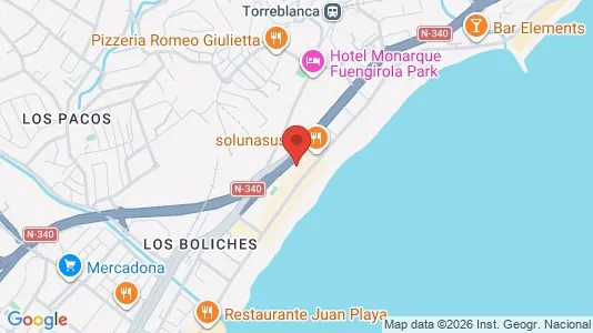 Apartments for rent i Fuengirola - kort over placeringen
