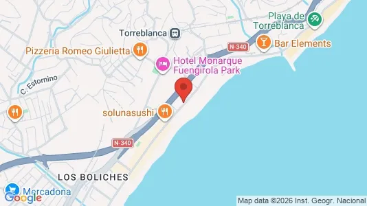 Apartments for rent i Fuengirola - kort over placeringen