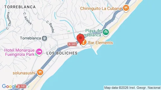 Apartments for rent i Málaga - kort over placeringen