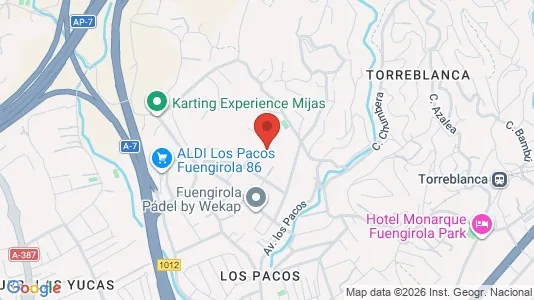 Apartments for rent i Fuengirola - kort over placeringen