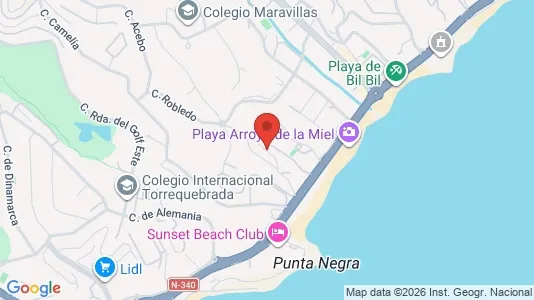 Apartments for rent i Benalmádena - kort over placeringen