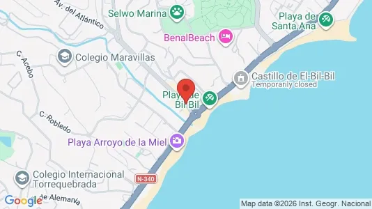 Apartments for rent i Benalmádena - kort over placeringen