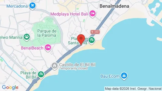 Apartments for rent i Benalmádena - kort over placeringen