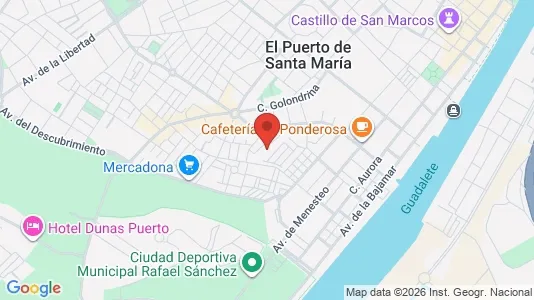 Apartments for rent i El Puerto de Santa María - kort over placeringen