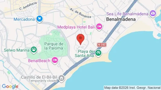 Apartments for rent i Benalmádena - kort over placeringen